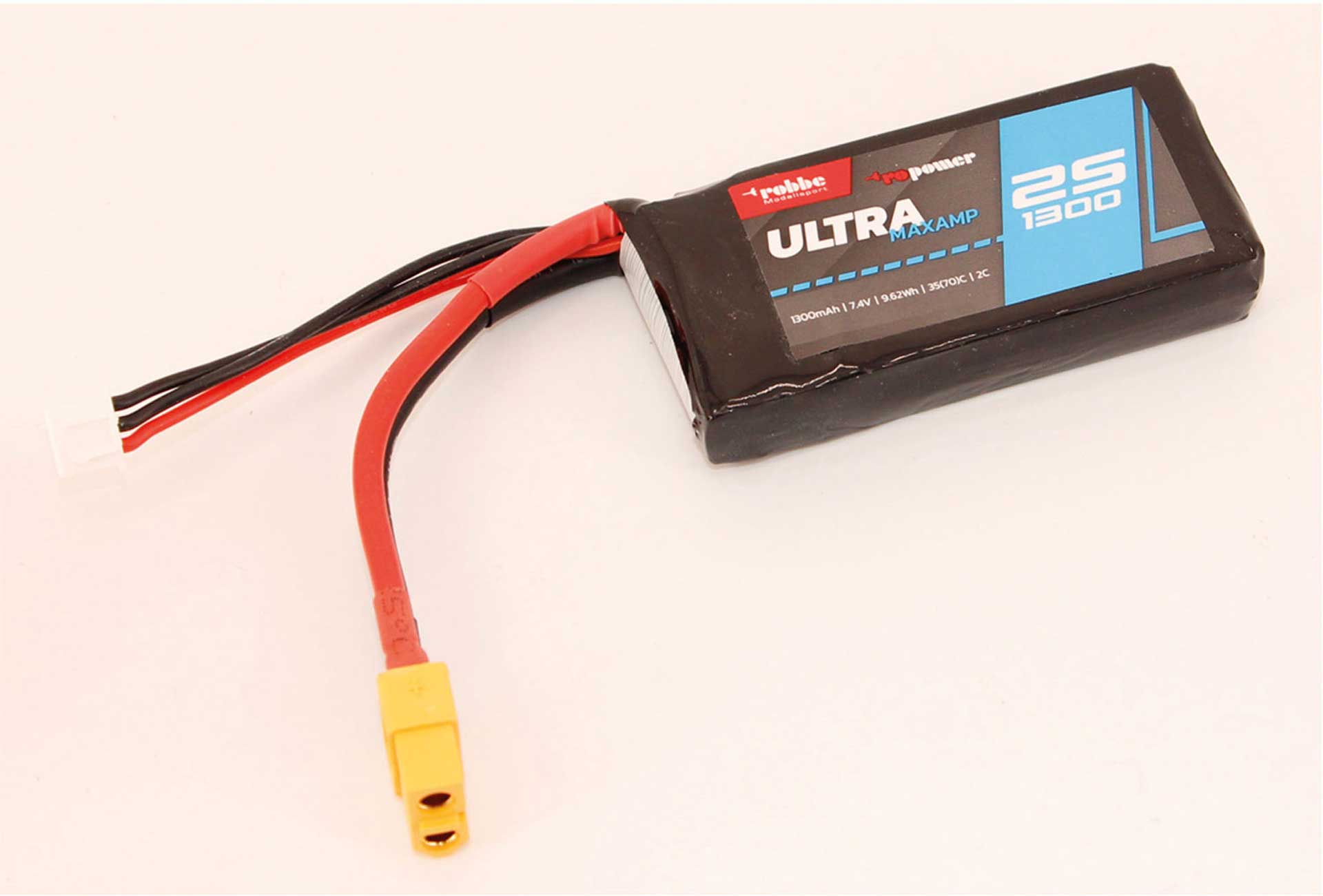 Robbe RO-POWER ULTRA MAXAMP 1300MAH 7,4 VOLT 2S 35(70)C LIPO AKKU 7355