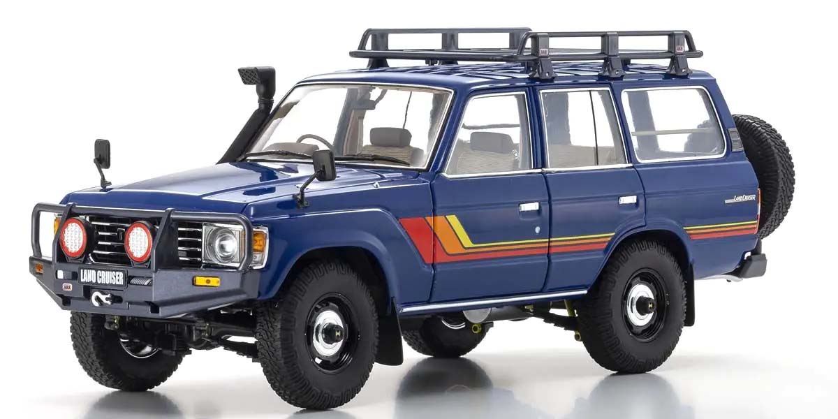 Kyosho 1:18 Toyota Land Cruiser 60 1980 Blau 08956XBL