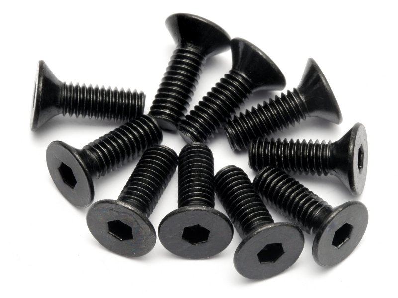 HPI Senkkopfschraube M4x12mm (Innensechskant/10St) 94530 - Abbildung 1