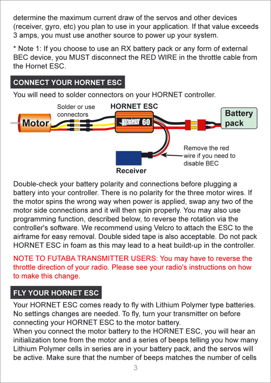 SkyRC Hornet 80A ESC Aero & Heli Brushless* SK-300024-01