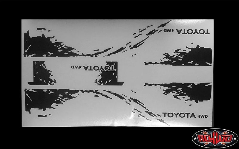 RC4WD Dirty Stripes Vinyl Graphic Decal for Mojave II Z-B0141