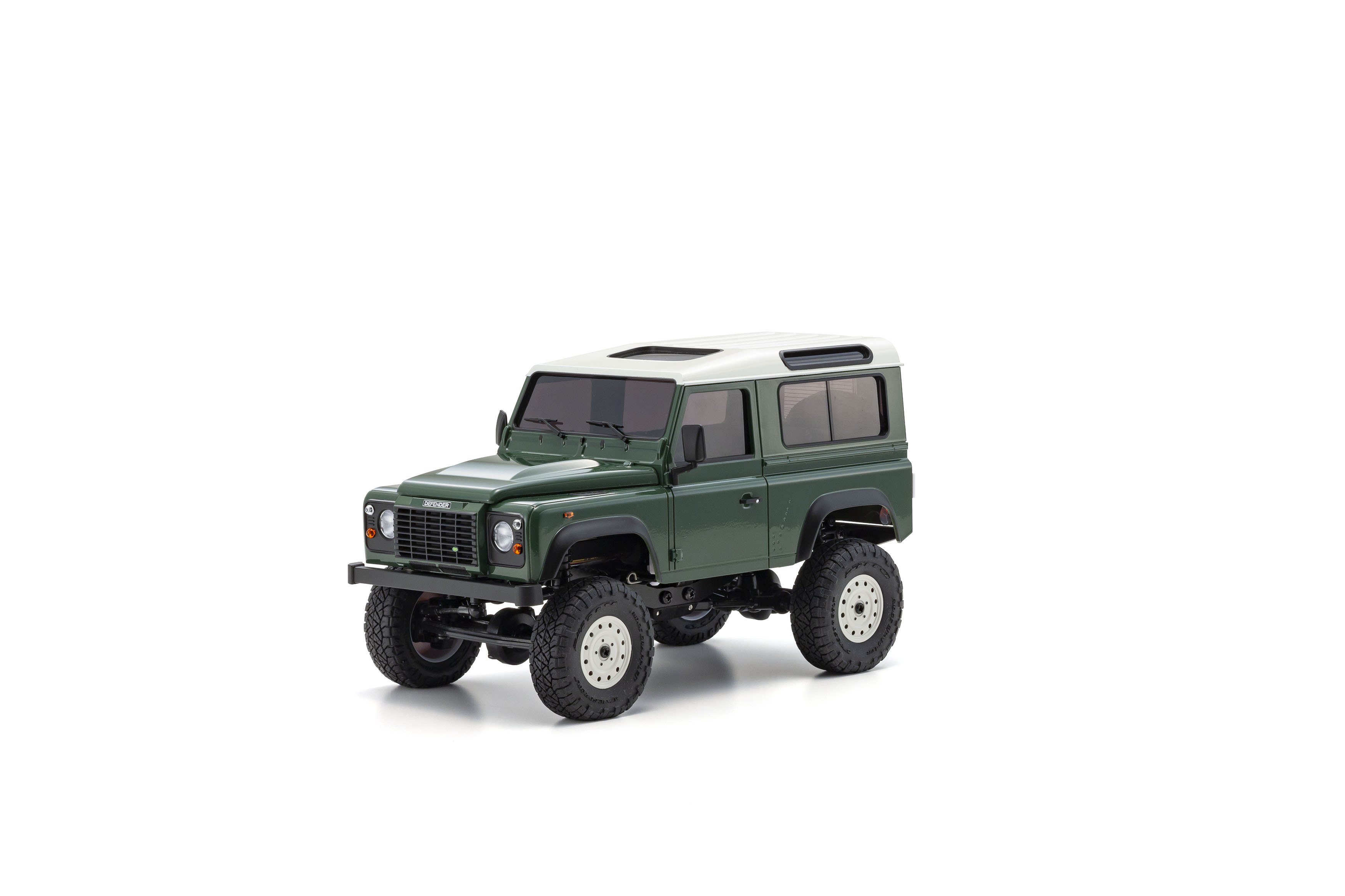 Kyosho Karosserie Land Rover Defender 90 Green Mini-Z 4X4 MX01 MXBT06S
