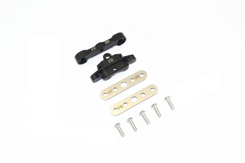 GPM Alu Querlenkerhalter unten vorne schwarz Traxxas MAXX - Abbildung 1