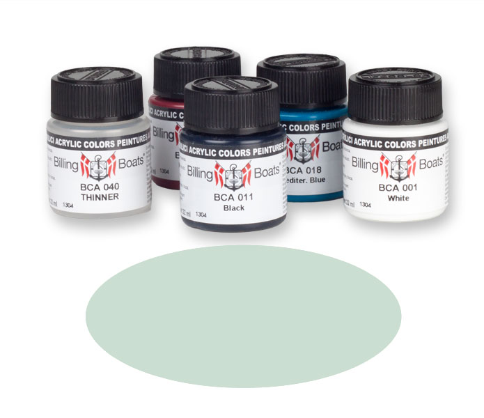 Billing Boats Duck Egg blau 22 ml    Acryl Farbe BCA002