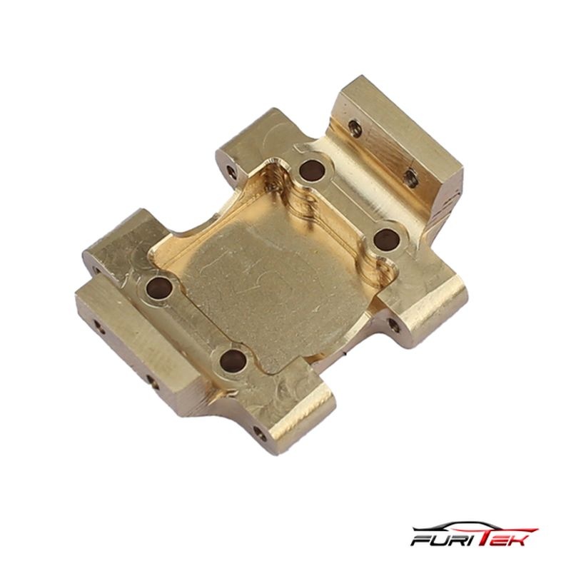 FURITEK FLAT BRASS SKID FOR GRASSHOPPER KIT FCX24 FMS FCX24 - Skids FUR-2185