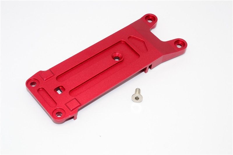 GPM Alu Querlenkerhalteplatte hinten rot Traxxas X-MAXX
