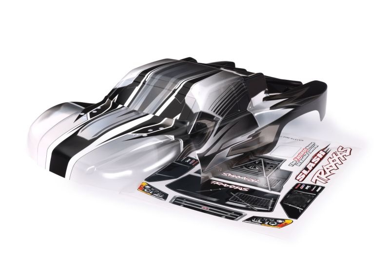 Traxxas Karosserie Slash 2WD ProGraphix mit Aufkleber (benötigt Hintergrundlackierung) 5855
