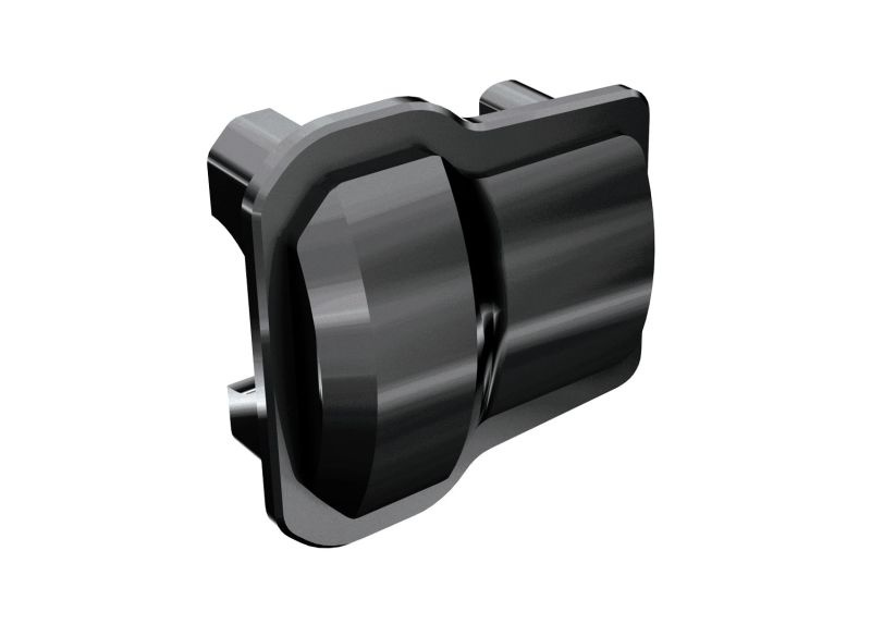 Traxxas Achsdeckel / Differentialdeckel vorne oder hinten (Schwarz Chrome) (2) 9738-BLKCR - Abbildung 1