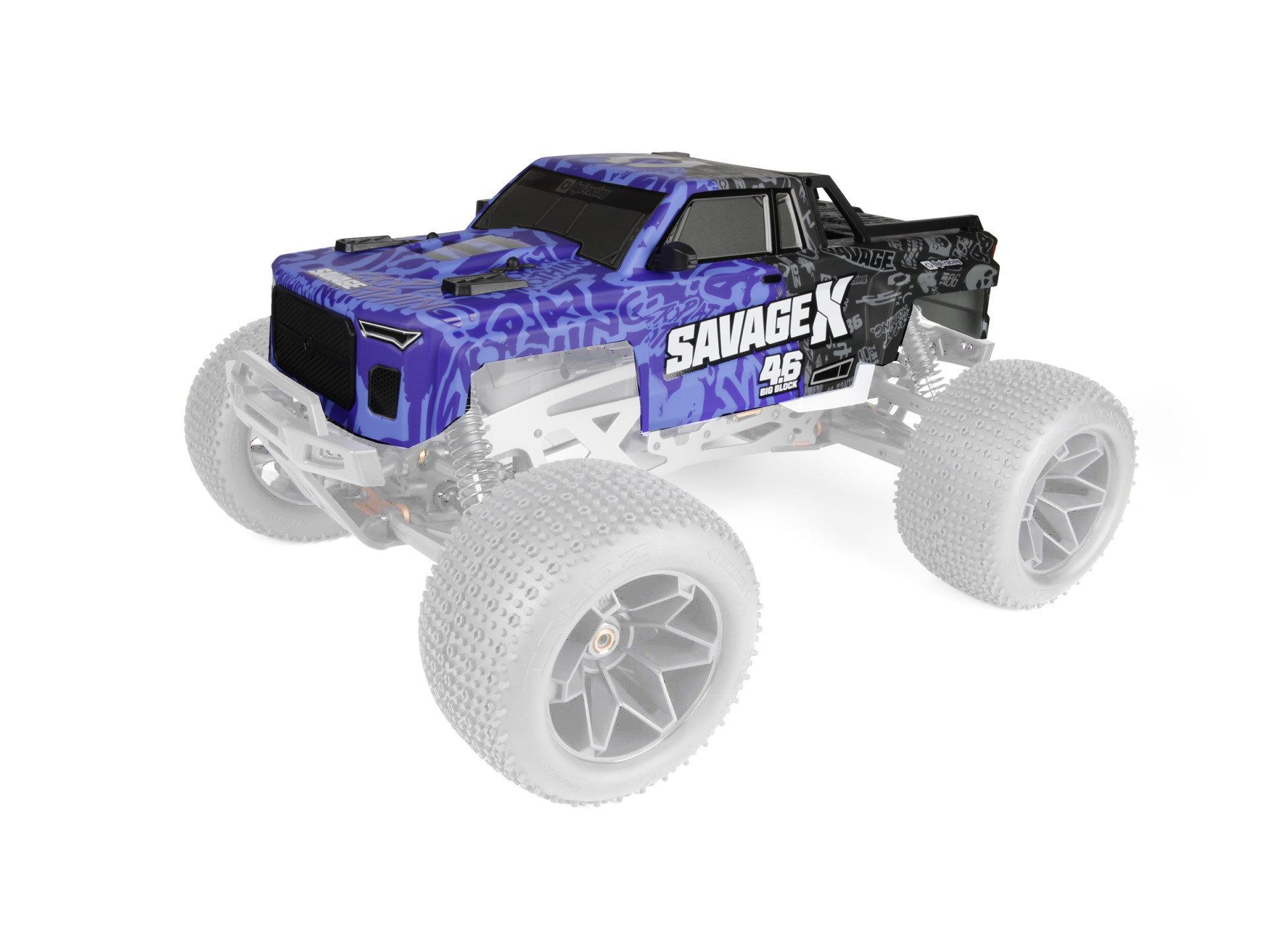 HPI Racing GT-6 Sportcab Truck Karosserie Blau lackiert 160587