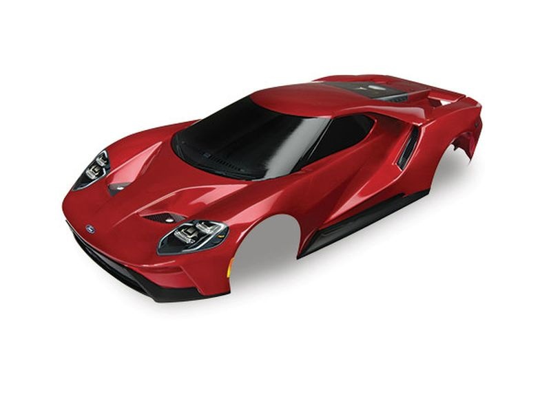 Traxxas Karosserie Ford GT, rot (lackiert + Aufkleber) 8311R
