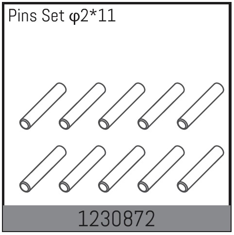 Absima 2*11 Pin Set (10 St.) 1230872