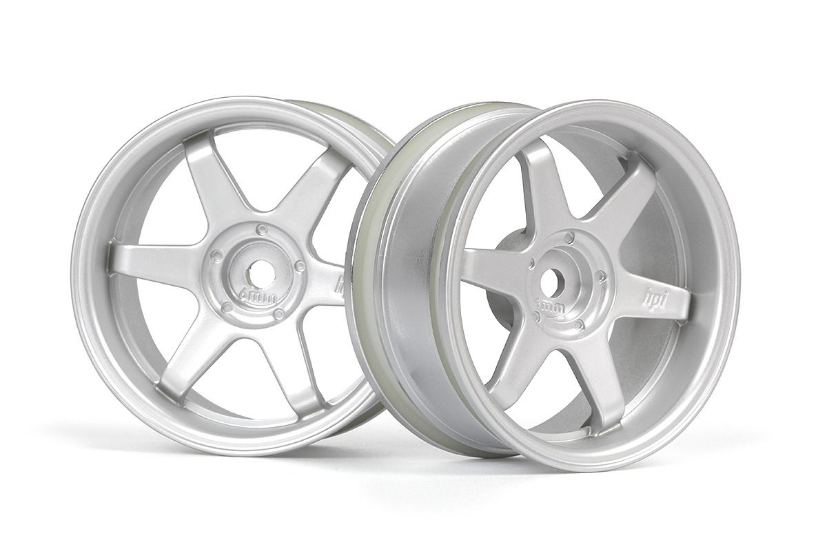 HPI TE37 Felge 26mm Matt Chrome (6mm Offset) HP160753