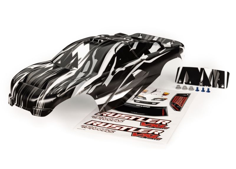 Traxxas Karo Rustler VXL ProGraphix +Decals (mit Grundfarbe fertig l 3726L - Abbildung 1