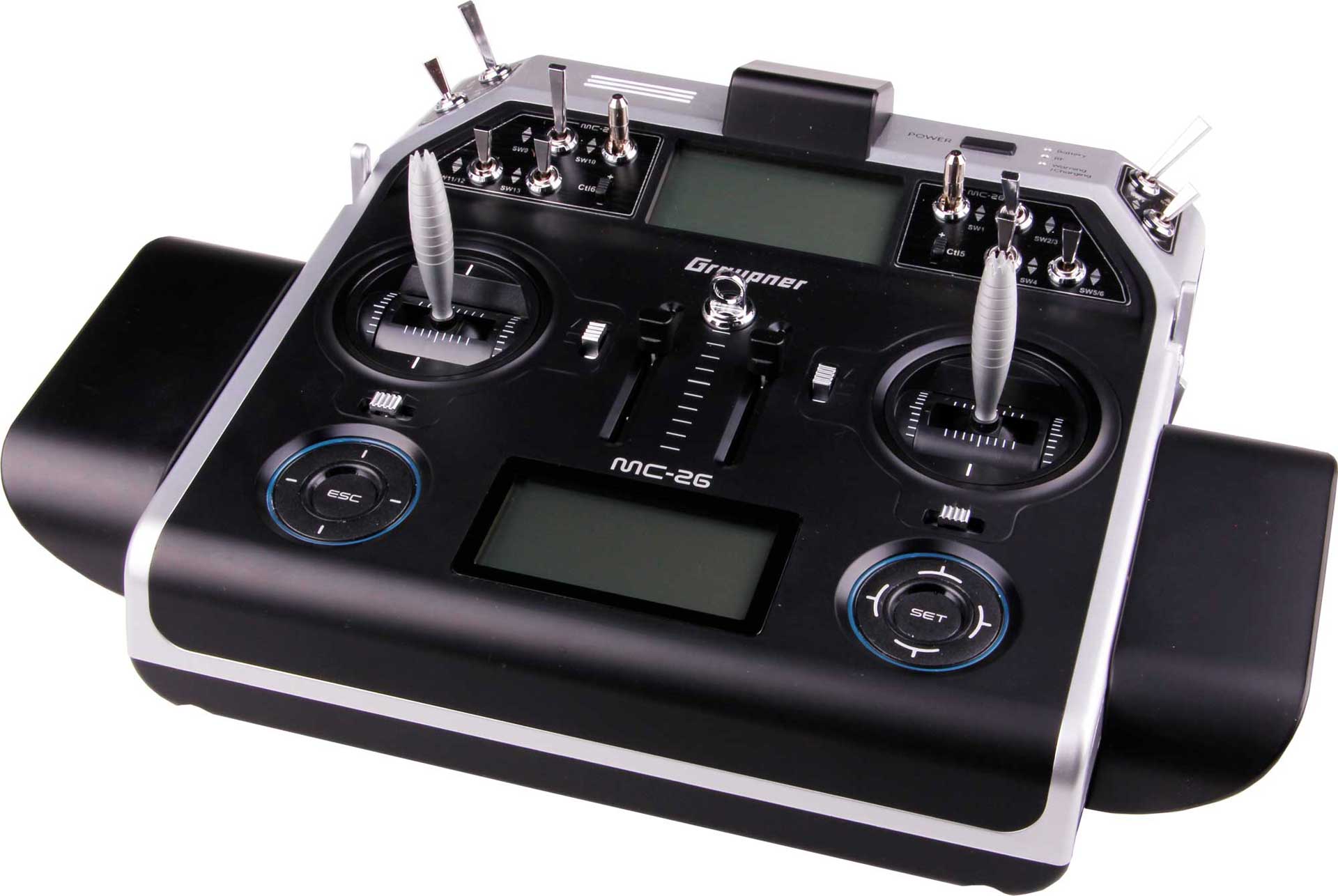 GRAUPNER MC-26 HOTT Einzelsender 2,4Ghz Fernsteuerung S1036.77