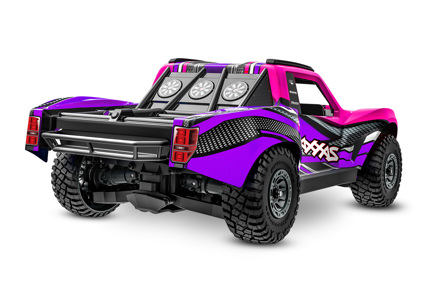 Traxxas MINI-Slash BL-2S 4x4 pink 1/16 Short Course RTR Brushless mit 2S Lipo/Lader 10164-1 - Abbildung 4