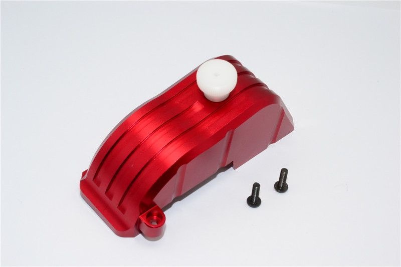 GPM Alu Hauptzahnradabdeckung rot Traxxas X-MAXX