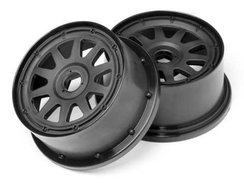 HPI TR-10 FELGE SCHWARZ (120x65mm/hinten/-10mm OFFSET) 104971