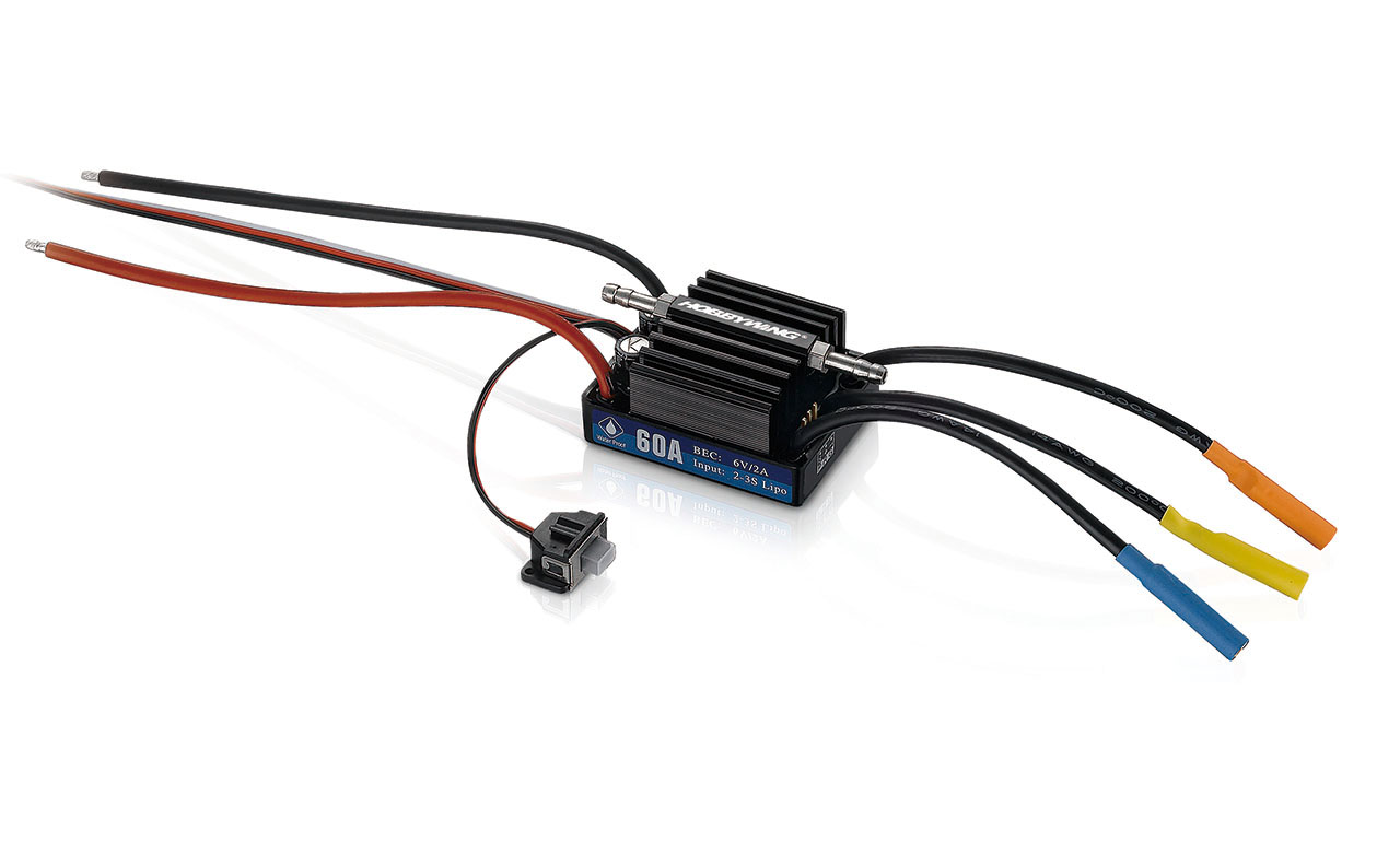 Hobbywing Seaking 60A V3 2-3s ESC Brushless Boot Regler 3A SBEC 30302200
