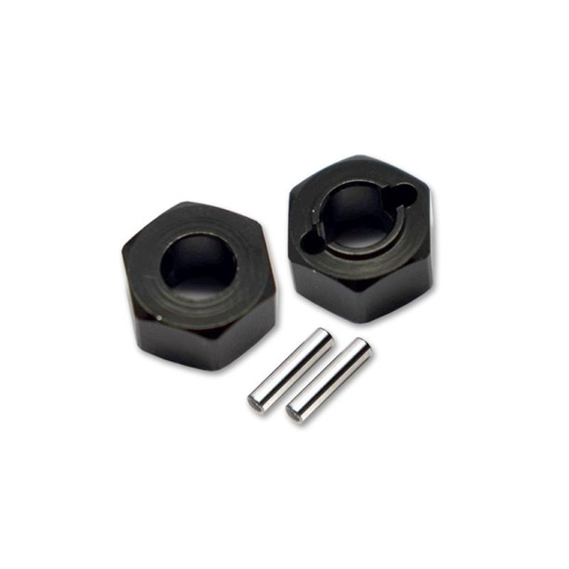 GPM Alu Sechskant-Radmitnehmer hi 5mm breit schwarz Losi Mini-T 2.0 & Mini-B LM010RBK