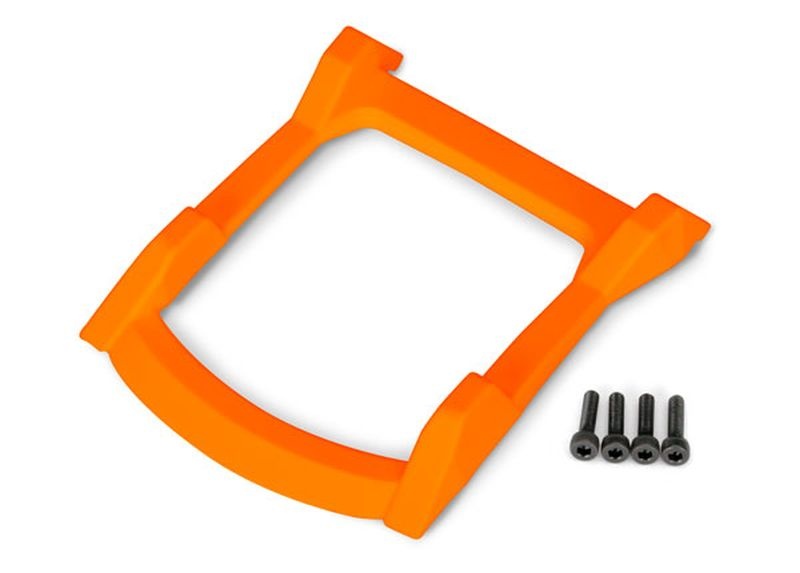 Traxxas 6728T Dach-Skid-Platte orange + Schrauben - Abbildung 1