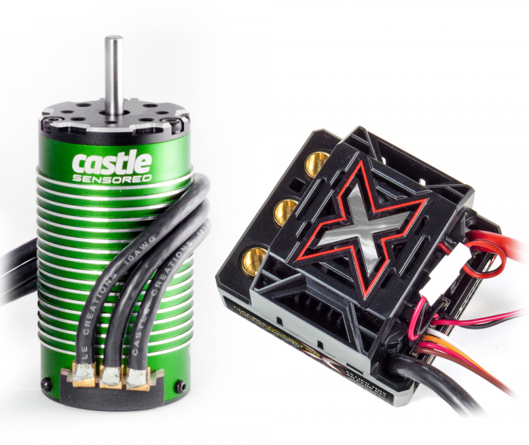 Castle Mamba Monster X ESC Combo with 1515-2200KV V2 Sensored Motor 010-0145-06