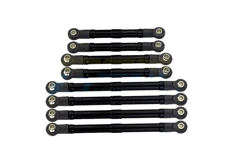 GPM Spurstangen-Set 6061-T6 Alu schwarz Traxxas-4M - Abbildung 1