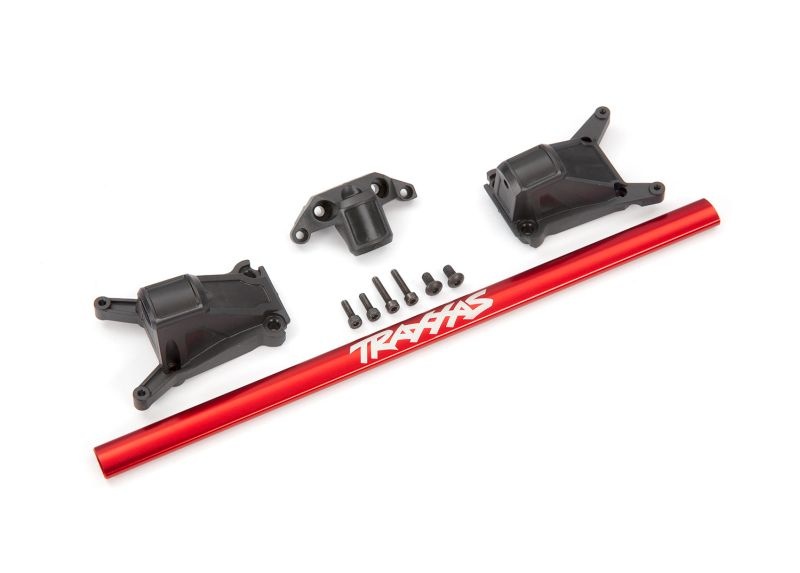Traxxas Chassis brace kit rot für LGC-Chassis 6730R