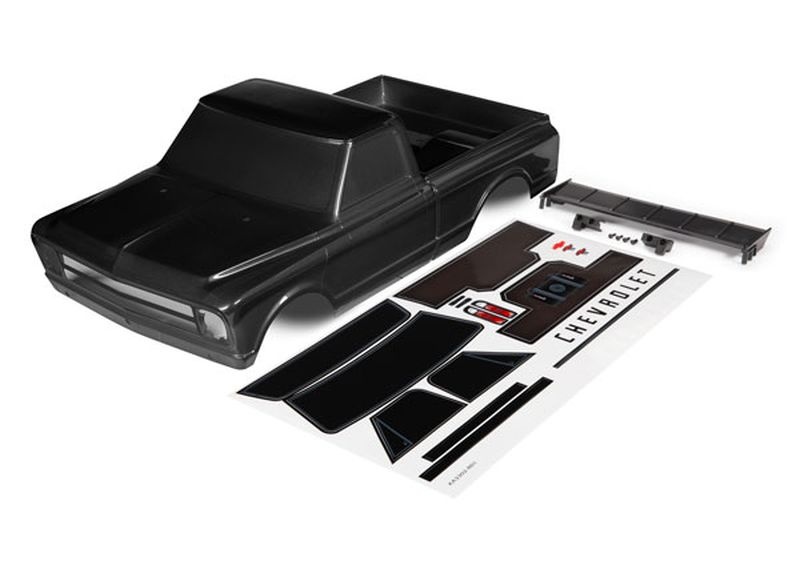 Traxxas Karo Chevrolet C10 schwarz inkl. Flügel & Aufkleber 9411A - Abbildung 1