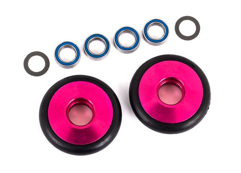 Traxxas Wheelie-Bar 6061-T6 Alu pink eloxiert +KT 9461P