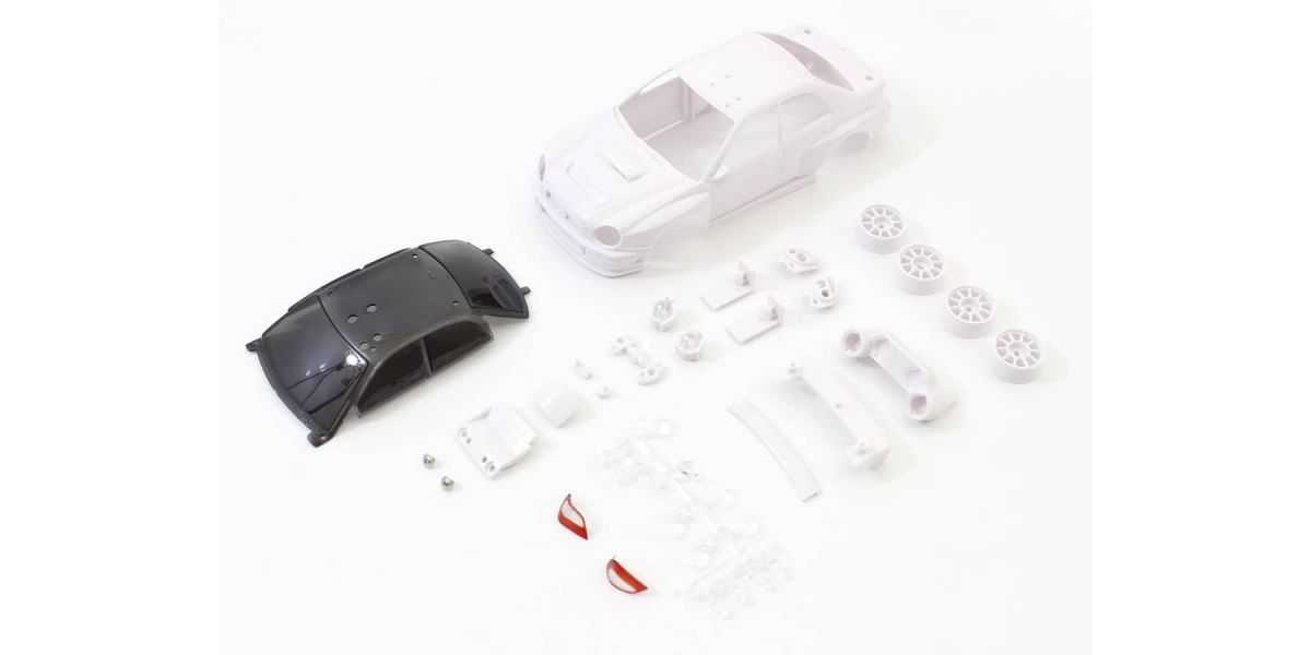 Kyosho Karosserie Subaru Impreza WRC2002 Mini-Z + Felgen 4WD Ohne Lackierung MZN200 - Abbildung 1
