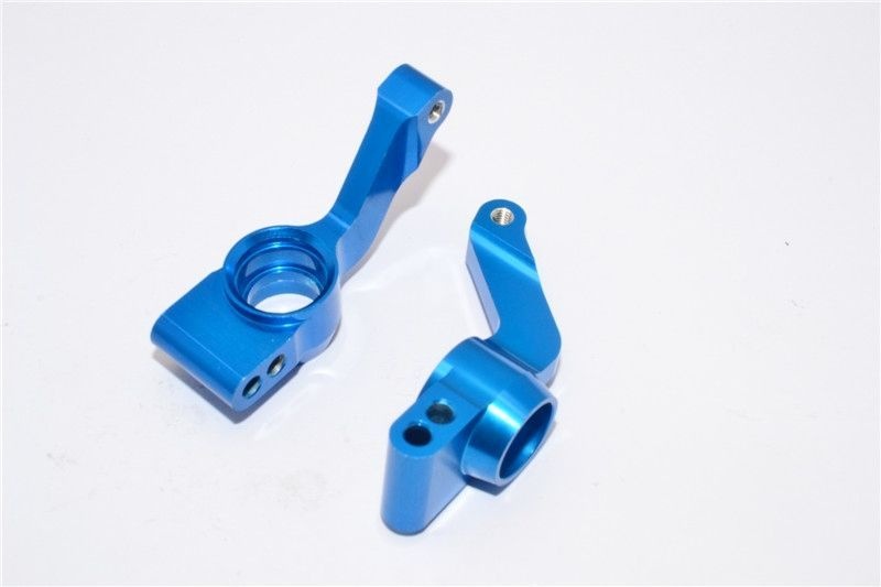 GPM Alu Radträger hinten eloxiert blau Traxxas Slash, Stampede, Hoss, Rally 4x4