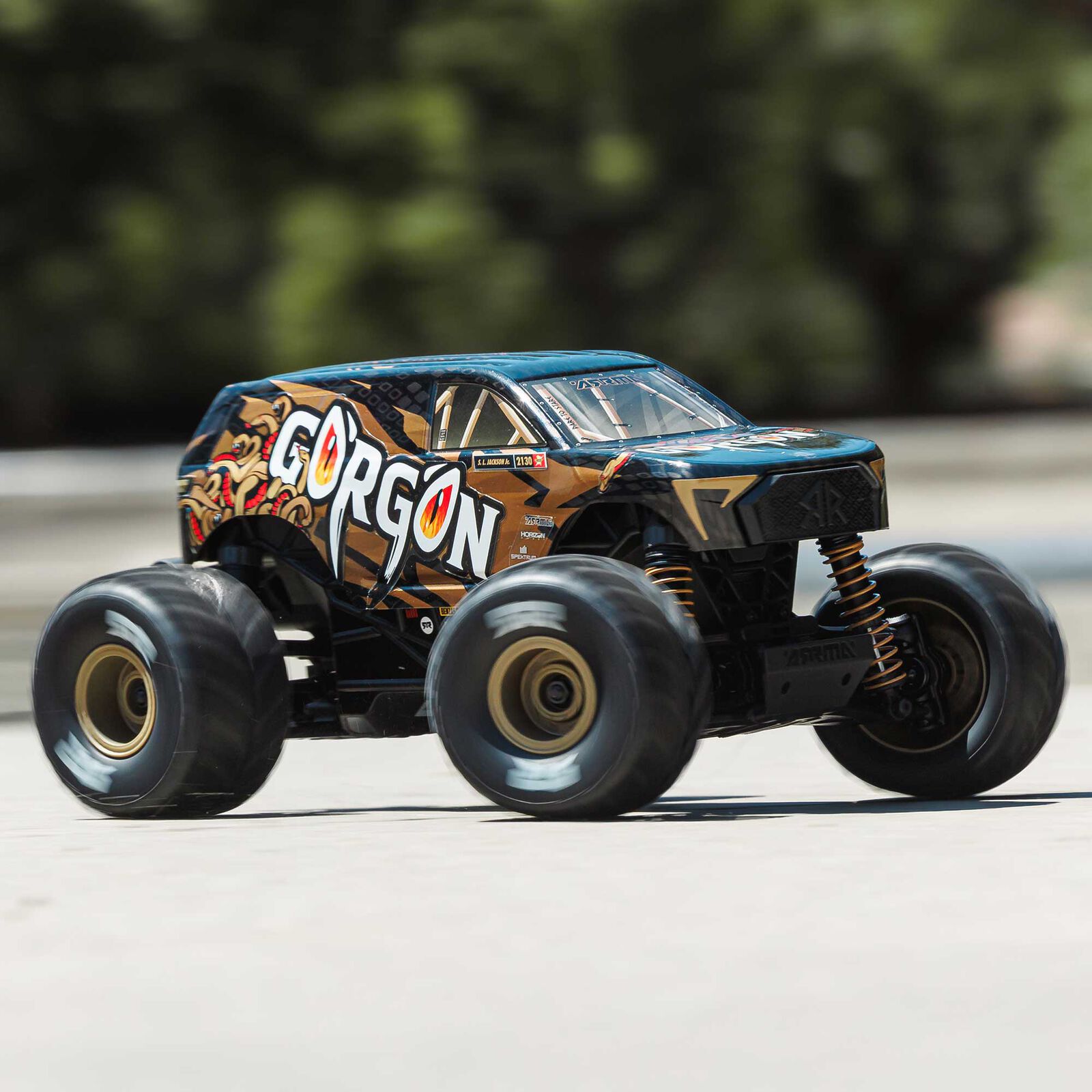 ARRMA 1/16 GORGON GROM 4X4 RTR Brushed Monster Truck Bronce (Battery & Charger Included) - Abbildung 9