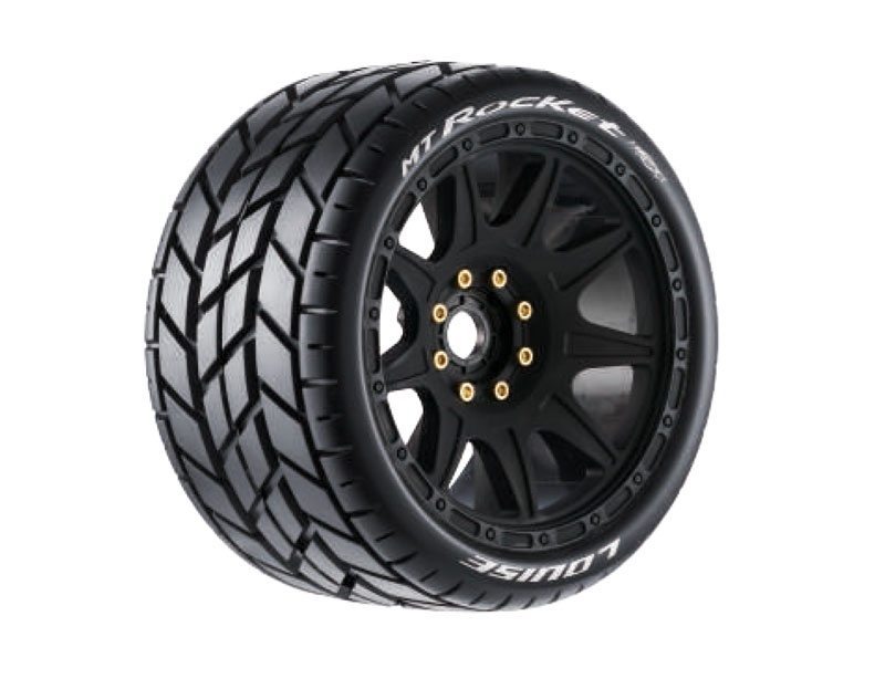Louise MT-Rocket MFT soft auf Felge schwarz 17mm (0&1/2 Offset) (2) L-T3353SB