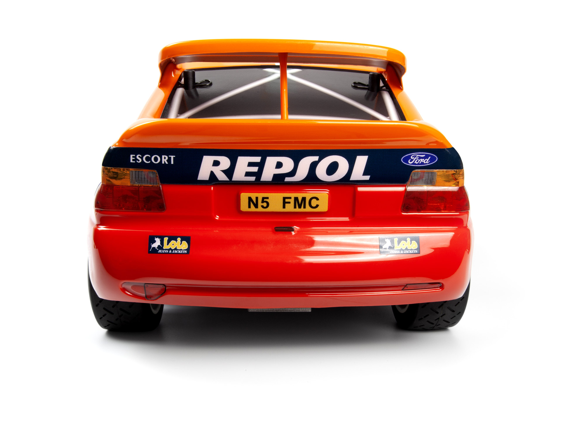 HPI WR8 FLUX 1996 Ford Escort Cosworth Rally Sanremo RTR 160558 - Abbildung 5