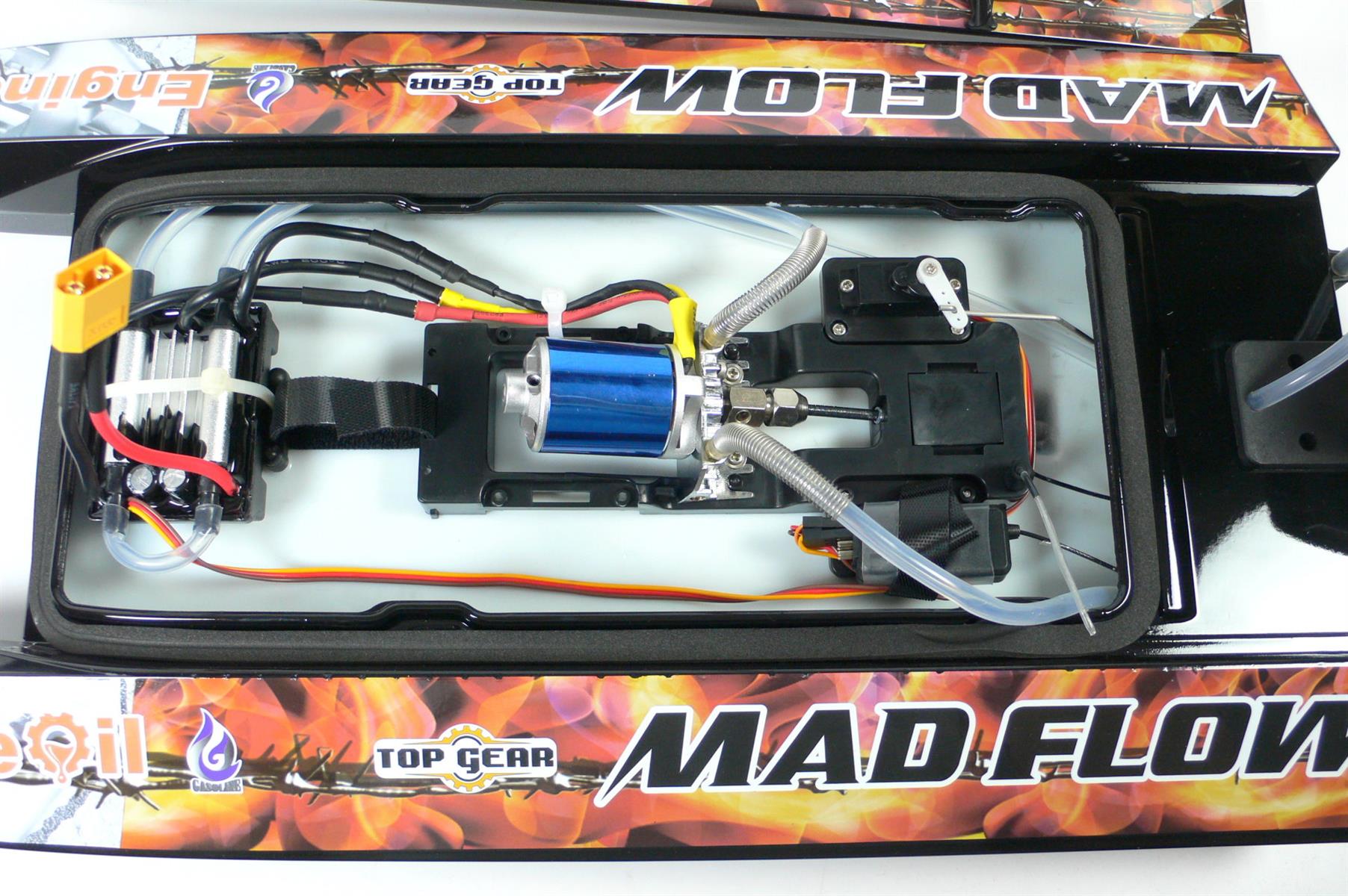 Joysway Mad Flow V3 Formel 1 Boot 590mm Brushless Rennkatamaran 26091 - Abbildung 4