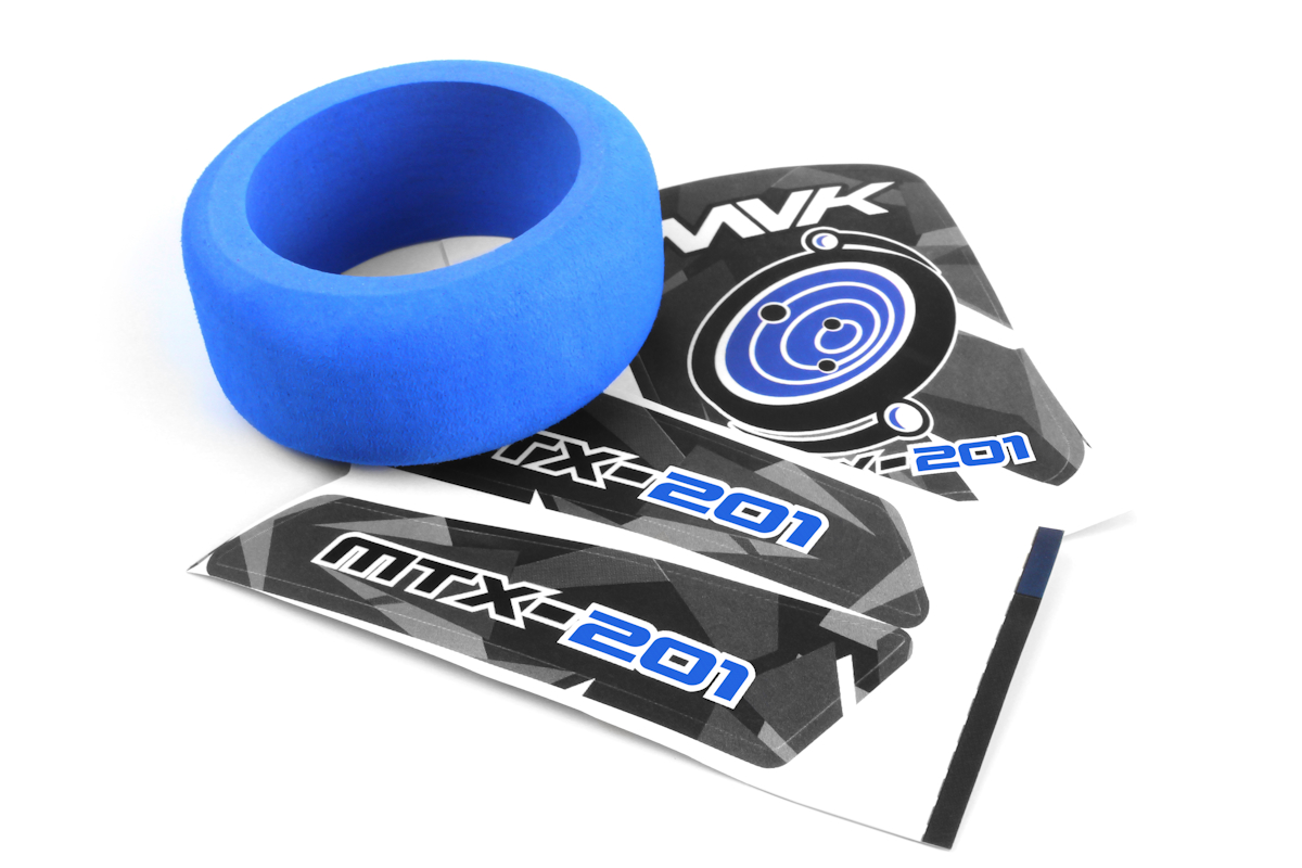 Maverick MTX-201 Sender Schaumrad & Decals (Blau) 150751 - Abbildung 1