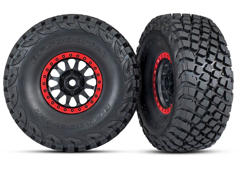 Traxxas Reifen auf Felge montiert BFGoodrich Baja KR3 Reifen (2) 8474 - Abbildung 1