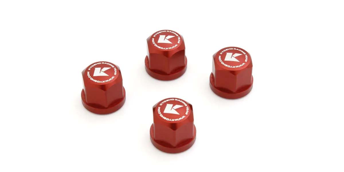 Kyosho Gezahnte Radmutter Mad Series (4) Rot MAW030