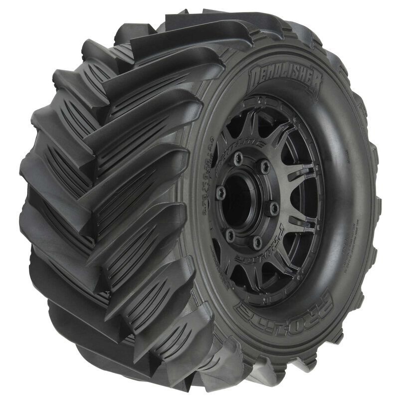Pro-Line Demolisher 2.8 ATR auf Raid 6x30 Felge schwarz für Stampede 2WD & 4WD v/h 10196-10 - Abbildung 1