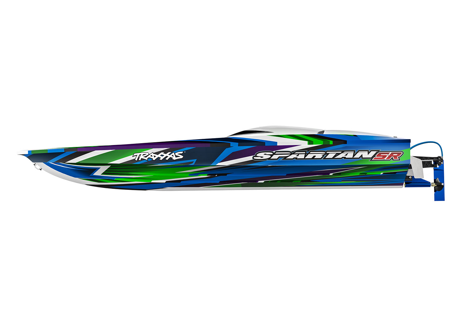 Traxxas SPARTAN SR Grün Brushless 36 Zoll Rennboot 103076-4 - Abbildung 2