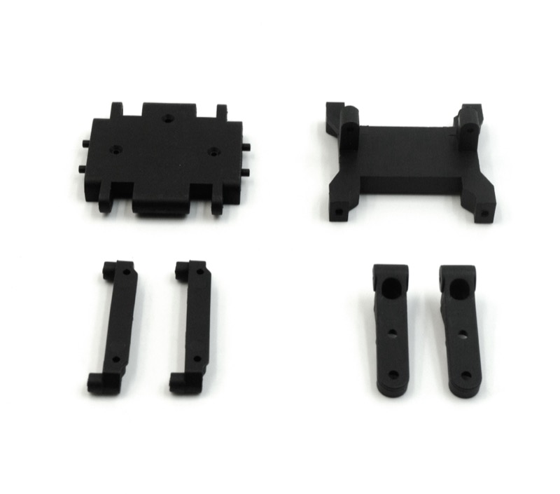 Hobby Plus CR-18P 6X6 Skid Plate & Body Mounting Parts 240436