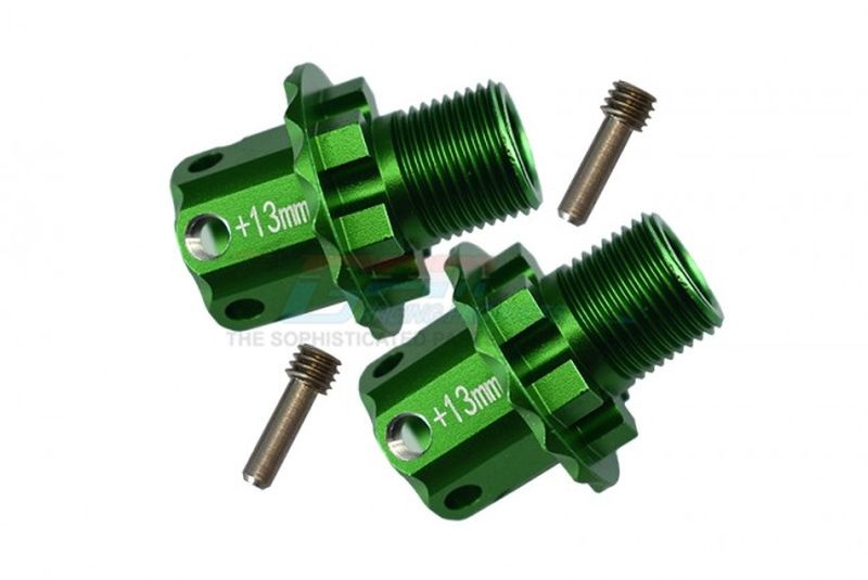 GPM Aluminium Hex-Adapter 13mm grün GPM Traxxas Sledge SLE010/+13MMG - Abbildung 1