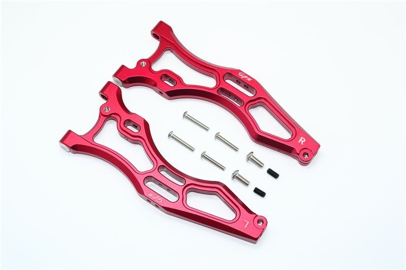 GPM Alu Querlenker unten vorn rot ARRMA Kraton, Outcast, Notorius 6s MAK055R