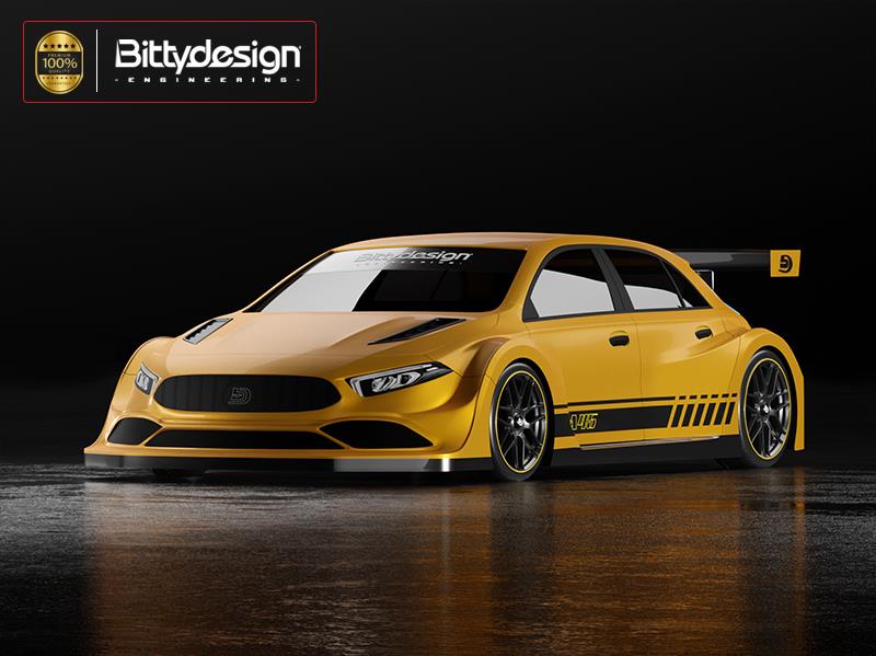 Bittydesign CA45 klare Karosserie 1/28 Mini-Z MZ-CA45