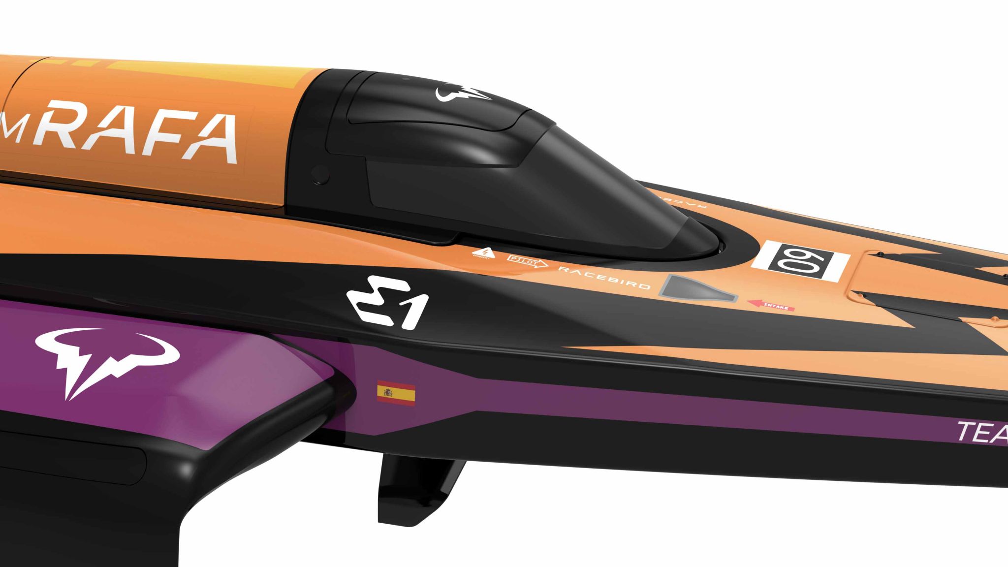 Joysway E1 Racebird Hydrofoil Boat Team Rafa 1/14 Rennboot RTR 8608RAFA - Abbildung 2