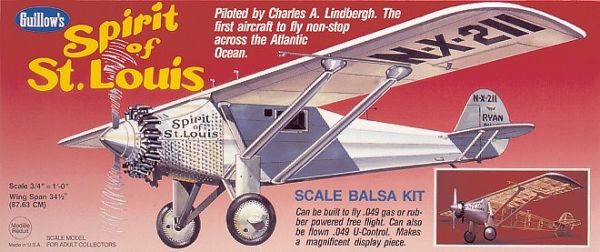 Guillow Spirit of St. Louis Balsabausatz 807