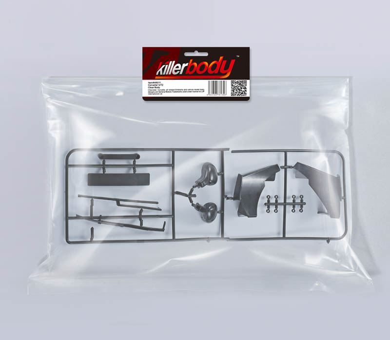 KB48088 Anbauteile Plastik für Alfa Romeo 1/7 (Spoiler, etc)