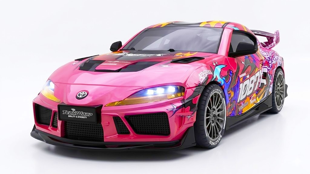 Absima 1:43 4WD Drift/Race Car SUPRA RTR - 1087X pink 10041 - Abbildung 1
