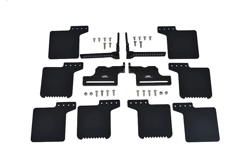 GPM Schmutzfänger Set v/h schwarz Traxxas Traxxas4 & 6