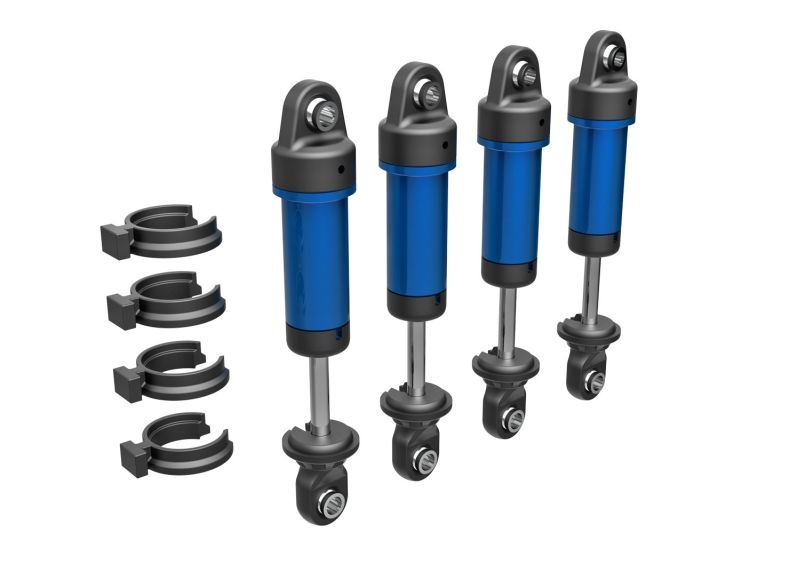 Traxxas GTM Stoßdämpfer, 6061-T6 aluminum Blau eloxiert (ohne Federn) 9764-BLUE
